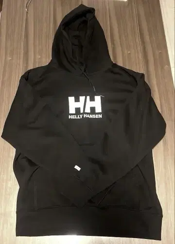 헬리 한센 블랙 후드 부착 후드티