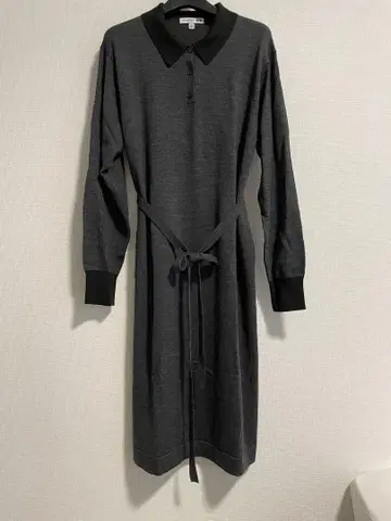 JWANDERSON 다크 그레이 폴로 원피스