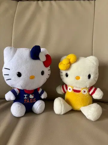 헬로키티 I LOVE PARIS & 미미 봉제 인형