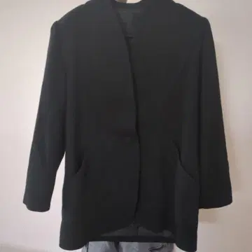모 자켓 일본제 블랙 노카라