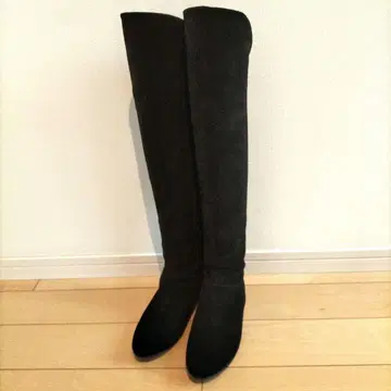 DIANA 블랙스 에이드 롱 부츠 21.5cm