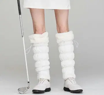 미사용 새상품 키스온더그린 리버서블 레그 워머 화이트