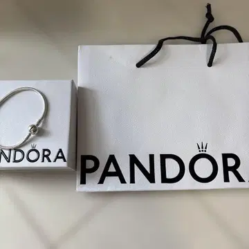 PANDORA 실버 뱅글 팔찌
