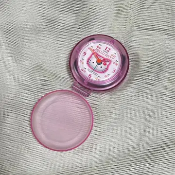 레트로 키티 미니 탁상 시계