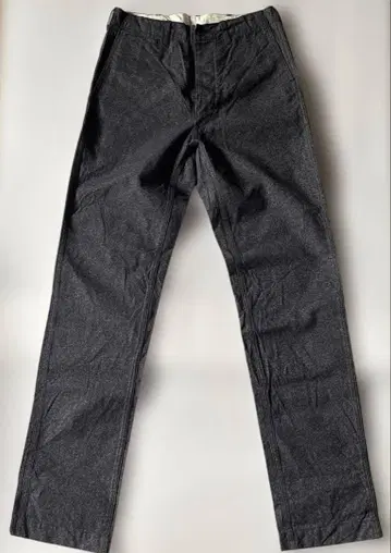 CUSHMAN 블랙 샴브레이 트라우저 타이트 스트레이트 22097