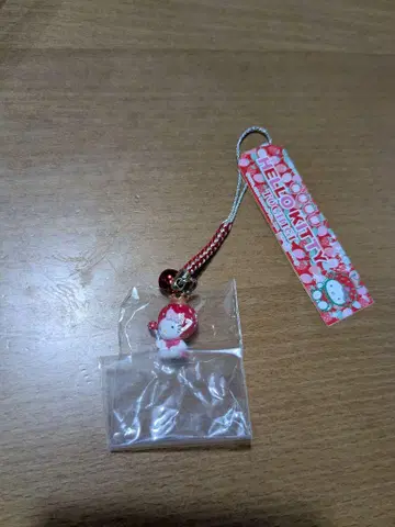 헤이세이 레트로 지역 한정판 키티 도치기 한정 토치오토메 딸기 끈 스트랩