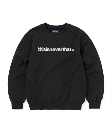thisisneverthat 블랙 맨투맨