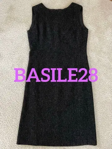 [ 새상품급 ] BASILE28 실크 혼방 원피스 사이즈 40