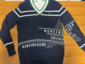 Munsingwear 네이비 스웨터 사이즈 L MADE IN JAPAN