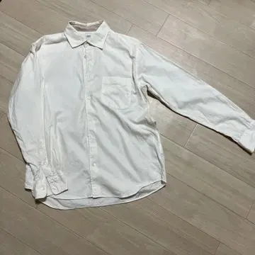 TAKEO KIKUCHI 화이트 긴팔 셔츠 (와이셔츠)