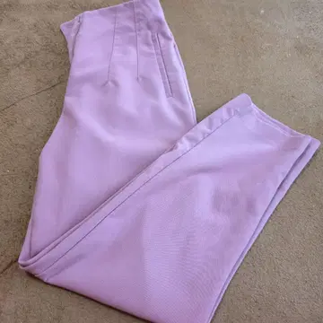 ZARA 핑크 캐주얼 팬츠 M