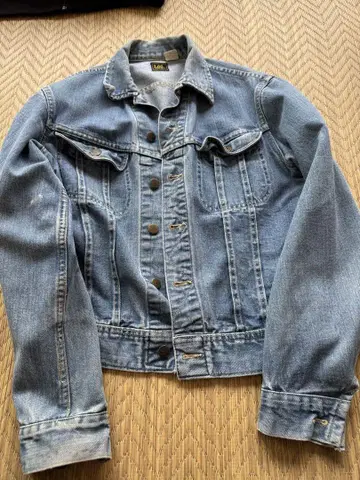 레어 Lee 데님 자켓 70s 택 빈티지 made in usa
