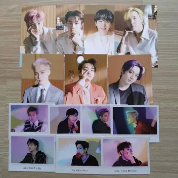 BTS Memories 2021 엽서 인스턴트 사진 세트