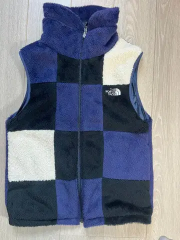 THE NORTH FACE 체크 무늬 베스트 (리버서블) L 사이즈