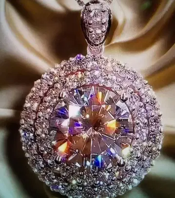 엘레강트한 925 silver 펜던트 목걸이 50cm