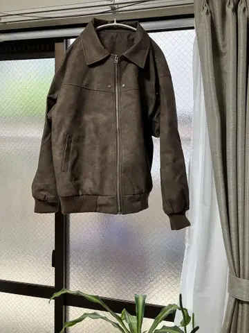 페이크 가죽 자켓