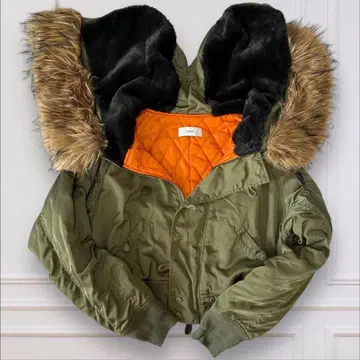 moussy MA-1 밀리터리 자켓 봄버 후드 y2k 퍼 포함
