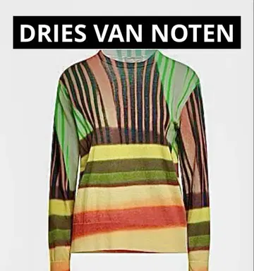 새상품 dries van noten 드리스반노튼 긴팔 상의
