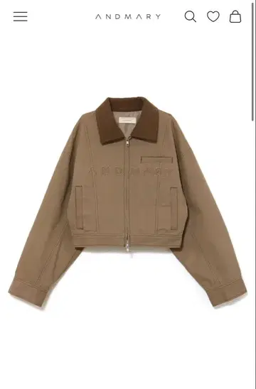 Harper loose twill jacket ANDMARY