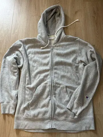 Champion Reverse Weave 그레이 XL 집업 후드티