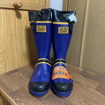 [ 미사용 새상품 ] 조르딕 세이프티 DX 장화 네이비 28cm