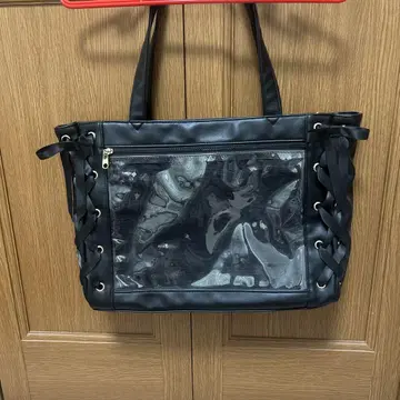 WEGO 레이스업 이타백 블랙 S 사이즈