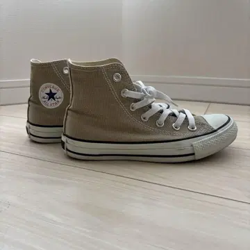 CONVERSE ALL STAR 베이지 하이컷 스니커즈