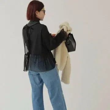 spick&span 시스루 상의