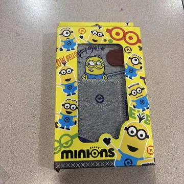 MINIONS 포켓 부착 스마트폰 케이스