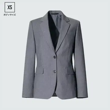 커스텀 오더 스트레치 자켓 유니클로 여성용 그레이