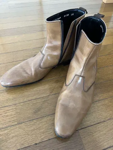 REGAL 브라운 가죽 부츠 25cm 중고품