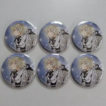 CLAMP 츠바사 쿠지비키도 75mm 캔뱃지 파이A 6개 세트