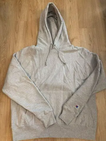 Champion Reverse Weave 후드티 L 그레이