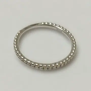 K10WG 화이트 골드 6호 핑키링 반지 비금속