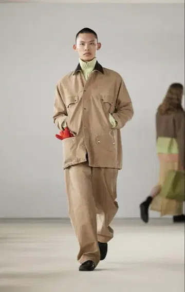 AURALEE ORGANIC CANVAS HUNTING BLOUSON 3