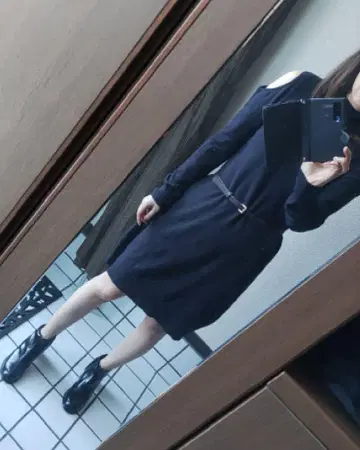 snidel 블랙 긴팔 원피스 벨트 포함 F