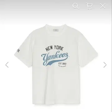 Yankees 화이트 T셔츠