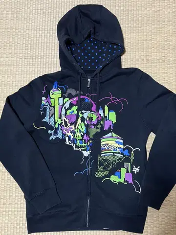 ZOO YORK 디자인 후드티 M 사이즈 블랙