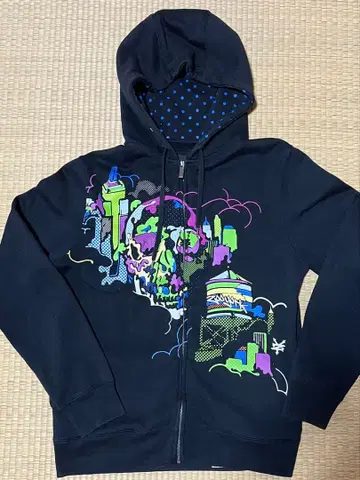 ZOO YORK 디자인 후드티 M 사이즈 블랙