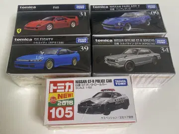 토미카 PREMIUM 4종 토미카 닛산 GTR 패트롤카 (5대 세트)