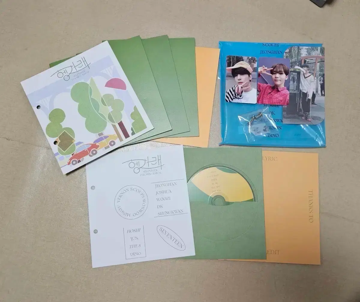 Seventeen Henggarae album unsealed album photocard wonwoo seungkwan