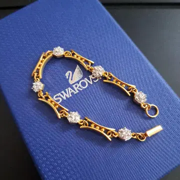 Swarovski 골드 크리스탈 팔찌