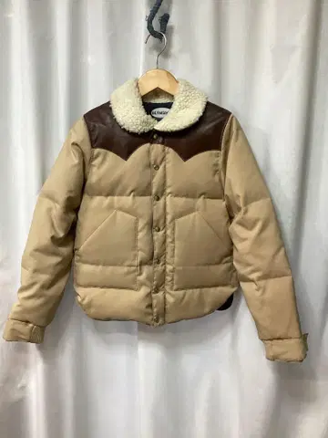 최종 가격 인하 새상품급 빔즈 보이 가죽 요크 다운 자켓