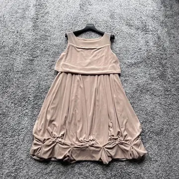 VELOUR NOIR 42 핑크 베이지 원피스 폭시