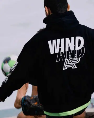 ALBINO&PRETO x WDS 후디드 스웨트 셔츠