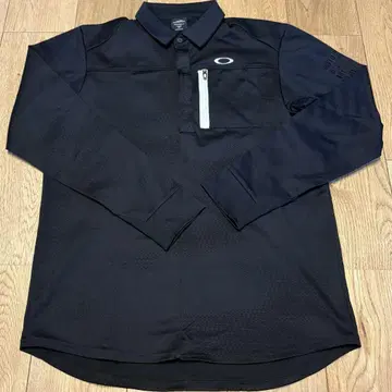 Oakley 블랙 긴팔 피케 셔츠