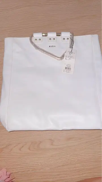 화이트 토트백 택 포함 새상품