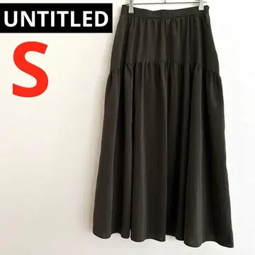 UNTITLED 언타이틀 스커트 올리브2