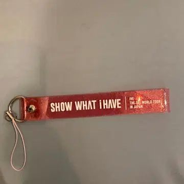 IVE show what i have 일본 공연 응원봉 스트랩