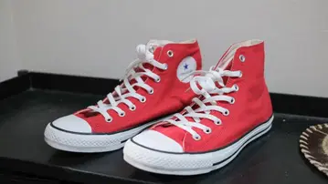 CONVERSE 하이컷 스니커즈 (레드)